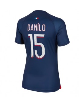 Billige Paris Saint-Germain Danilo Pereira #15 Hjemmedrakt Dame 2023-24 Kortermet